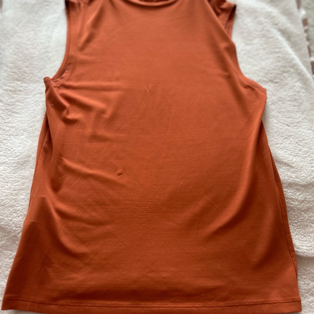 Promod Sleeveless Tank Top - Burnt Orange